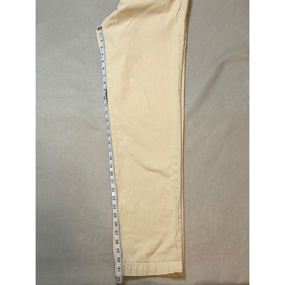 Tommy Bahama Boracay Chino Pants Mens 34x34 Beige 100% Pima Cotton Flat Front - Picture 9 of 11